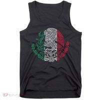 Mexican Eagle Mexico Flag Tank Top thumb 0