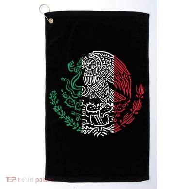 Mexican Eagle Mexico Flag Golf Towel