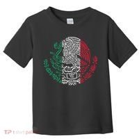 Mexican Eagle Mexico Flag Toddler T-Shirt thumb 0