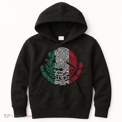 Mexican Eagle Mexico Flag Kids Hoodie