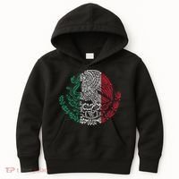 Mexican Eagle Mexico Flag Kids Hoodie thumb 0