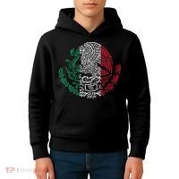 Mexican Eagle Mexico Flag Kids Hoodie thumb 4