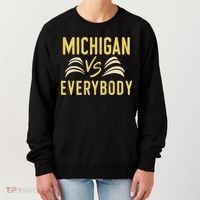Michigan Everybody Michigan Vs Versus Against Everyone Women's Sweatshirt thumb 0