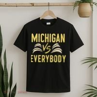 Michigan Everybody Michigan Vs Versus Against Everyone T-Shirt thumb 2