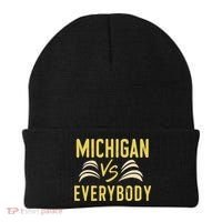 Michigan Everybody Michigan Vs Versus Against Everyone Beanie thumb 0