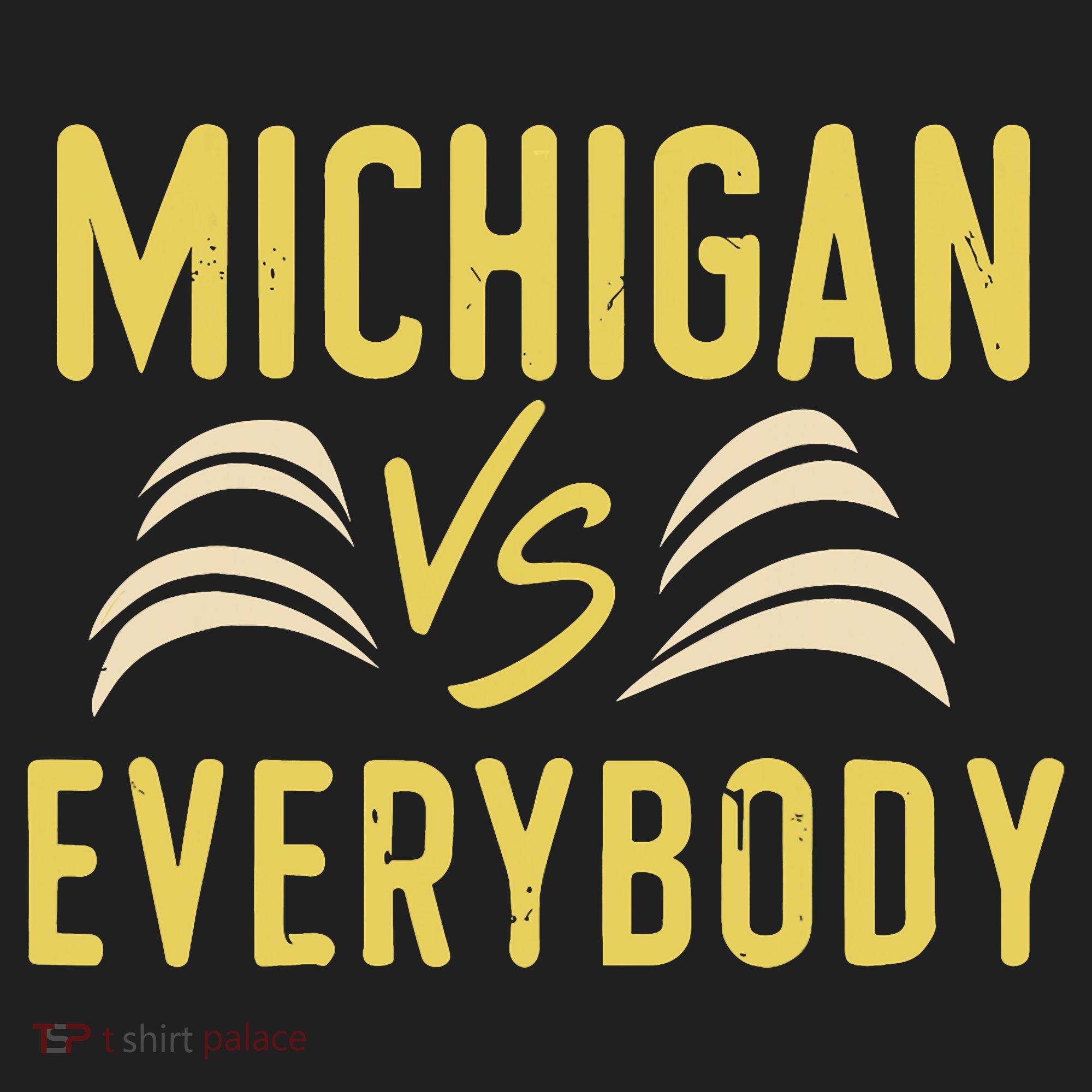 Michigan Everybody Michigan Vs Versus Against Everyone Beanie