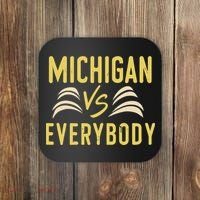 Michigan Everybody Michigan Vs Versus Against Everyone Coaster thumb 0