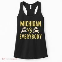 Michigan Everybody Michigan Vs Versus Against Everyone Women's Tank Top thumb 0