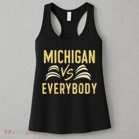 Michigan Everybody Michigan Vs Versus Against Everyone Women's Tank Top thumb 3