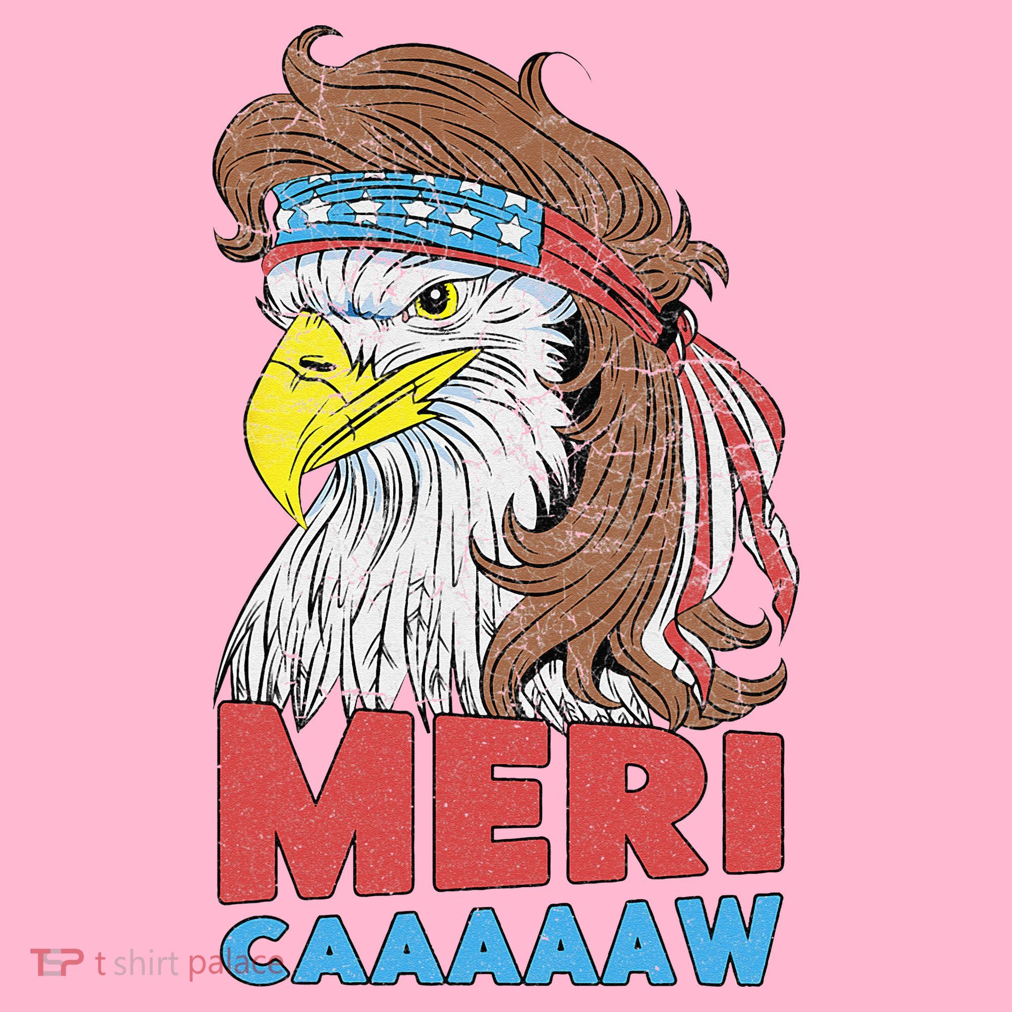 mericaaaaaw Eagle Mullet 4th Of July USA American Flag Coaster
