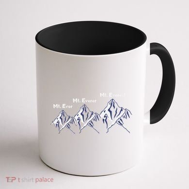 Mt Ever Mt Everer Mt Everest Dad Jokes Periodically Gift Coffee Mug back
