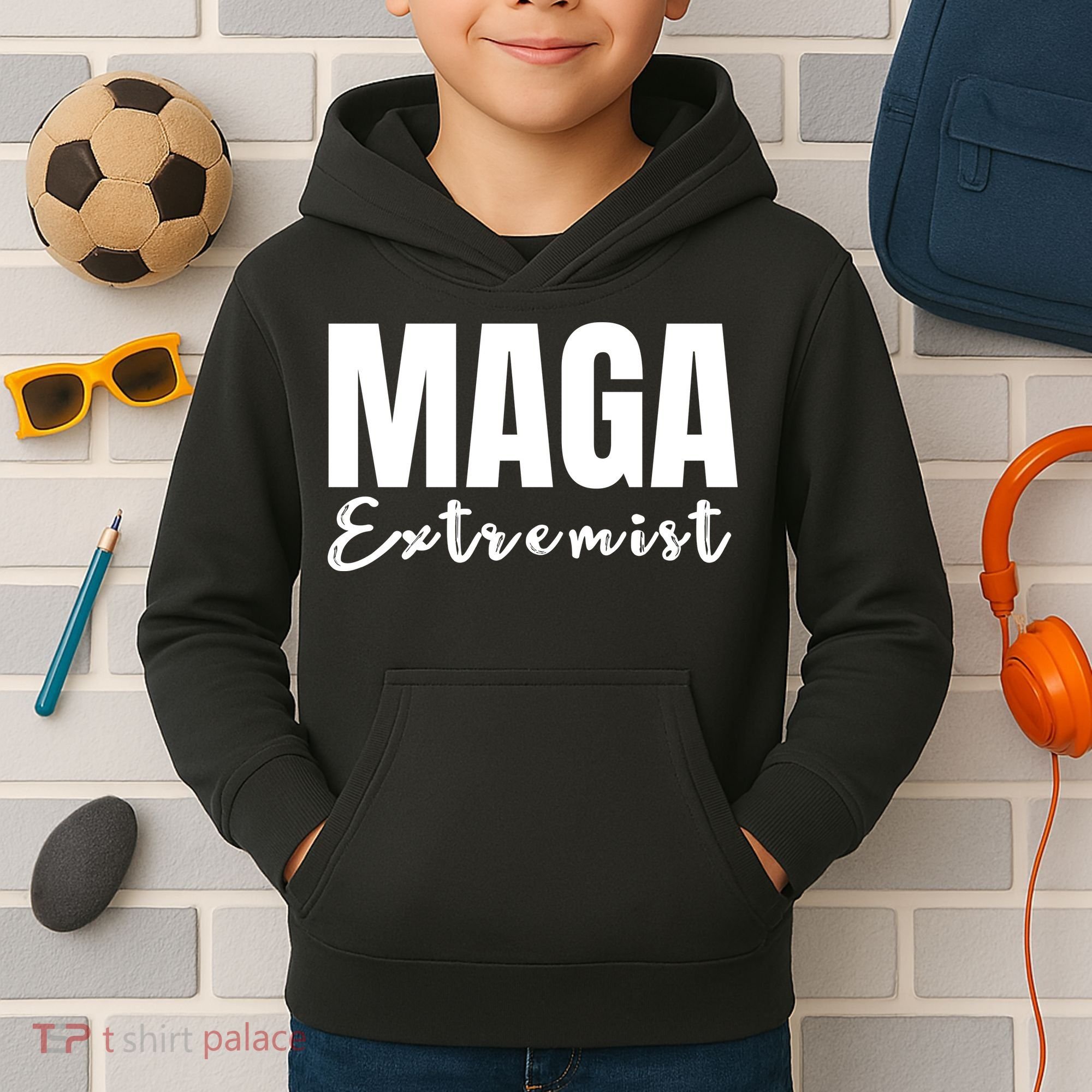 Maga Extremist Kids Hoodie