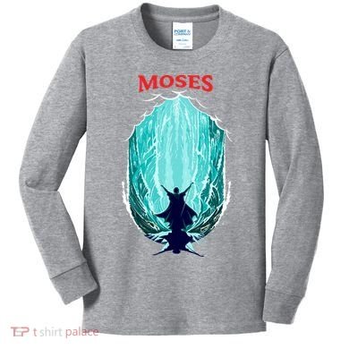 Moses Exodus Kids Long Sleeve Shirt