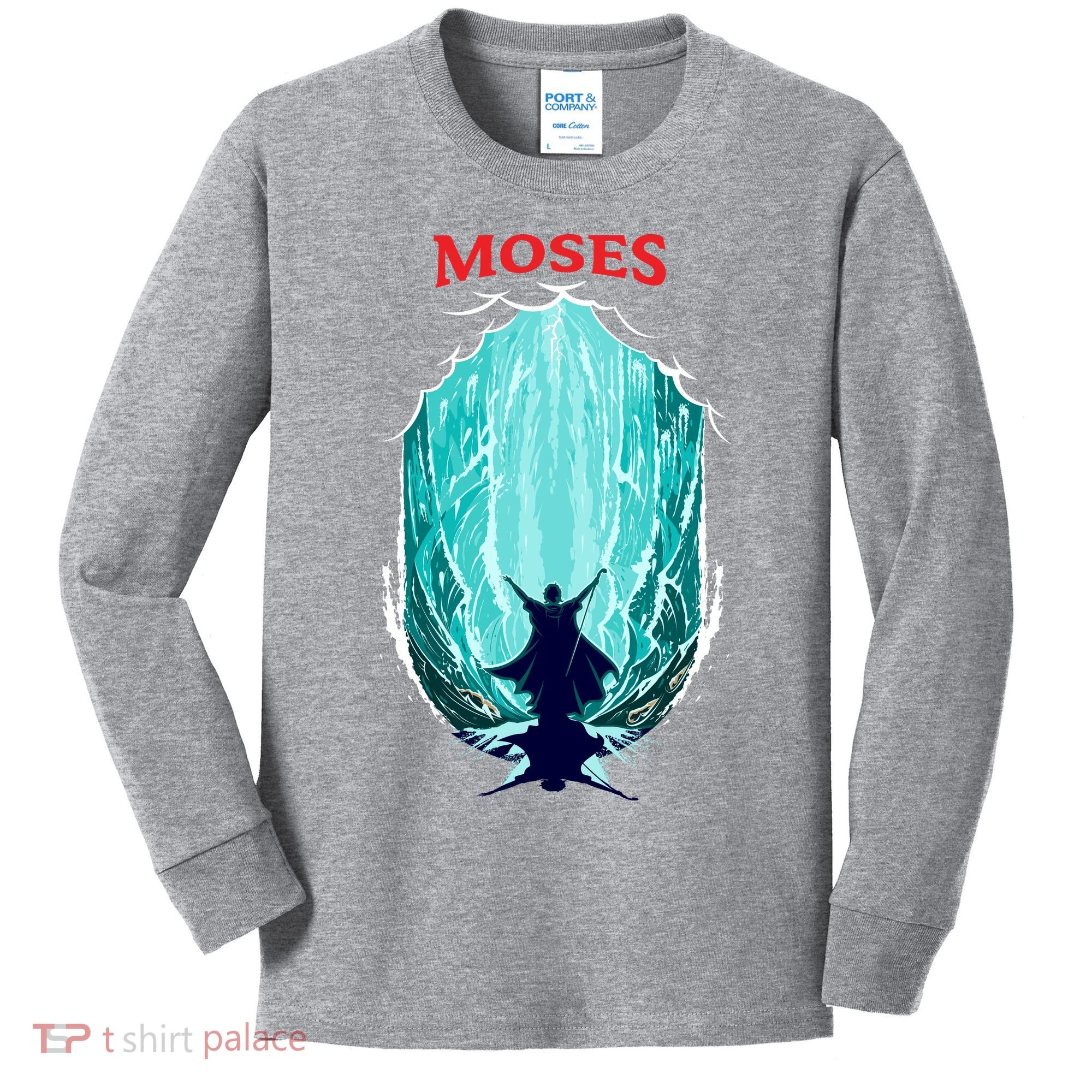 Moses Exodus Kids Long Sleeve Shirt