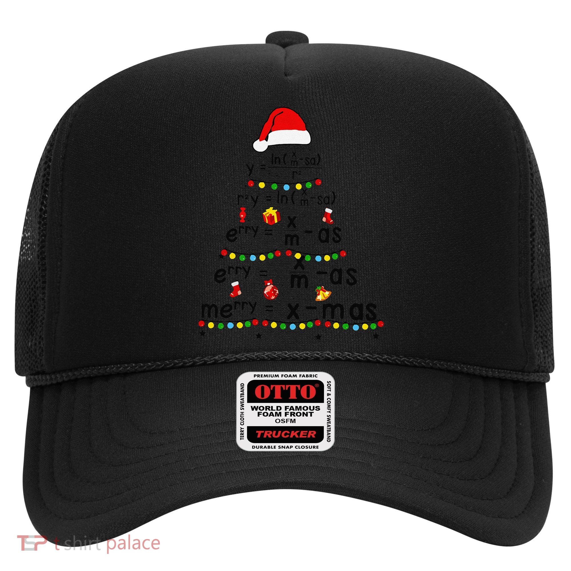 Math Equation Merry Xmas Funny Math Teacher Christmas Humor Hat