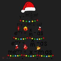 Math Equation Merry Xmas Funny Math Teacher Christmas Humor Hat thumb 2