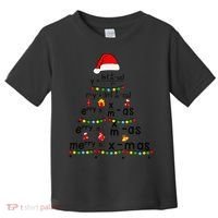 Math Equation Merry Xmas Funny Math Teacher Christmas Humor Toddler T-Shirt thumb 0