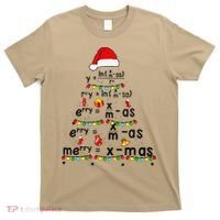 Math Equation Merry Xmas Funny Math Teacher Christmas Humor T-Shirt thumb 0