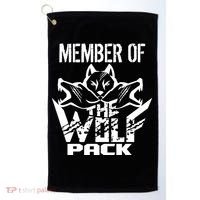 Member Of The Wolf Pack Golf Towel thumb 0