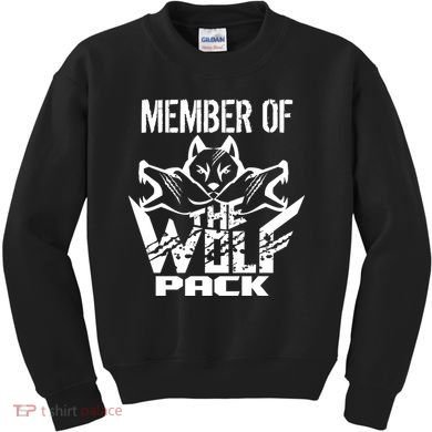 Member Of The Wolf Pack Kids Sweatshirt