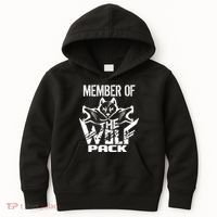 Member Of The Wolf Pack Kids Hoodie thumb 0