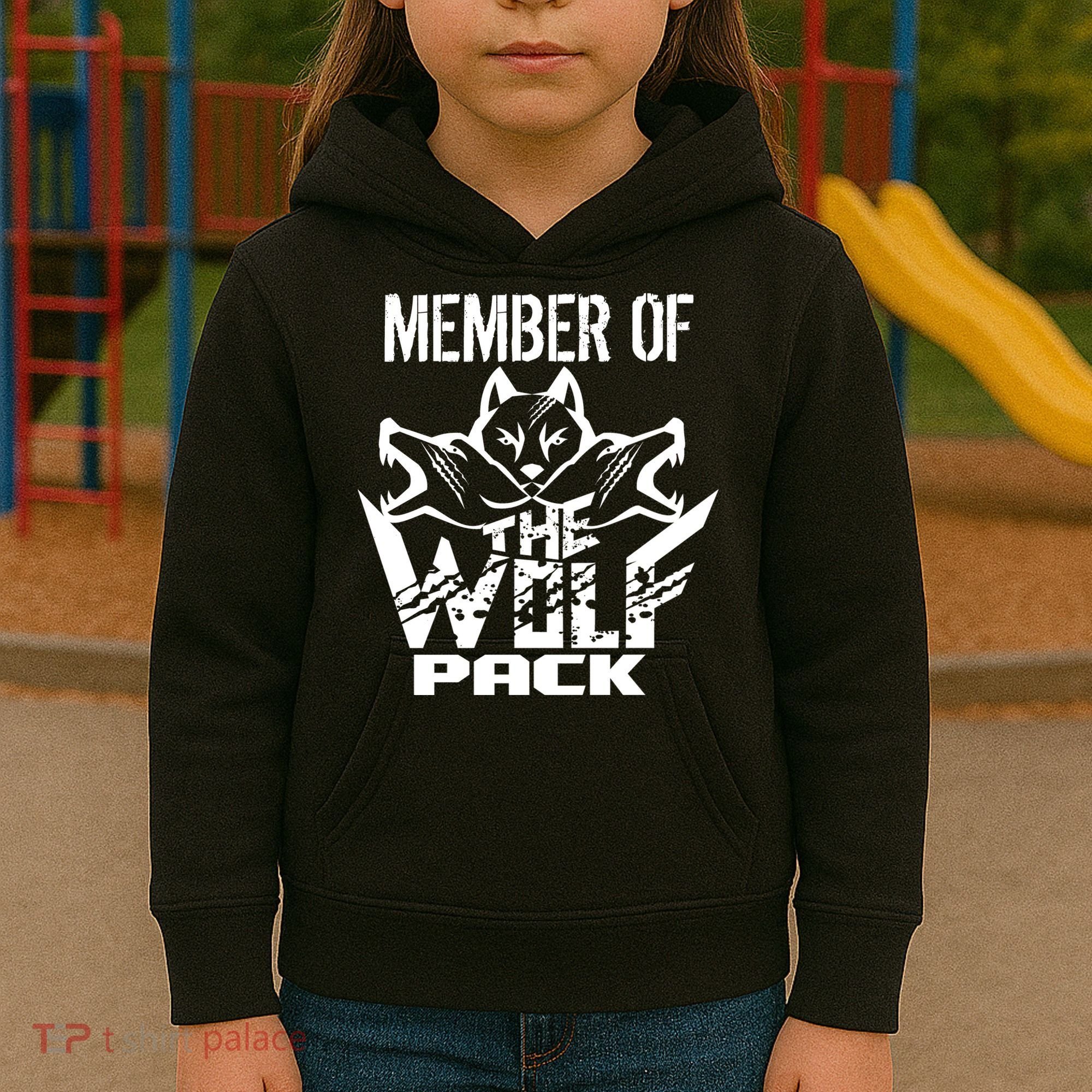 Member Of The Wolf Pack Kids Hoodie