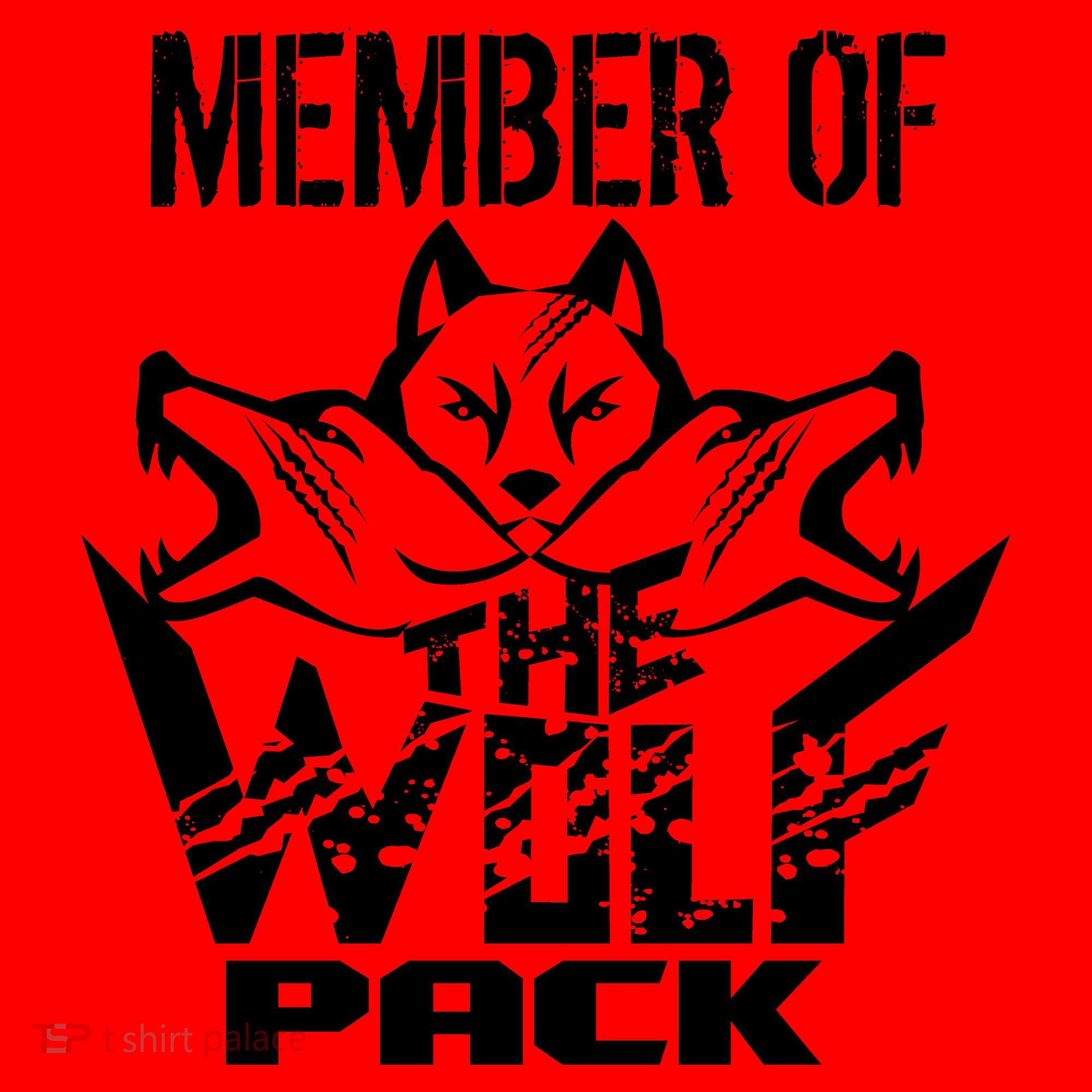 Member Of The Wolf Pack Santa Hat