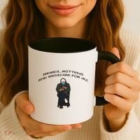 Memes Mittens And Medicare For All Coffee Mug thumb 3