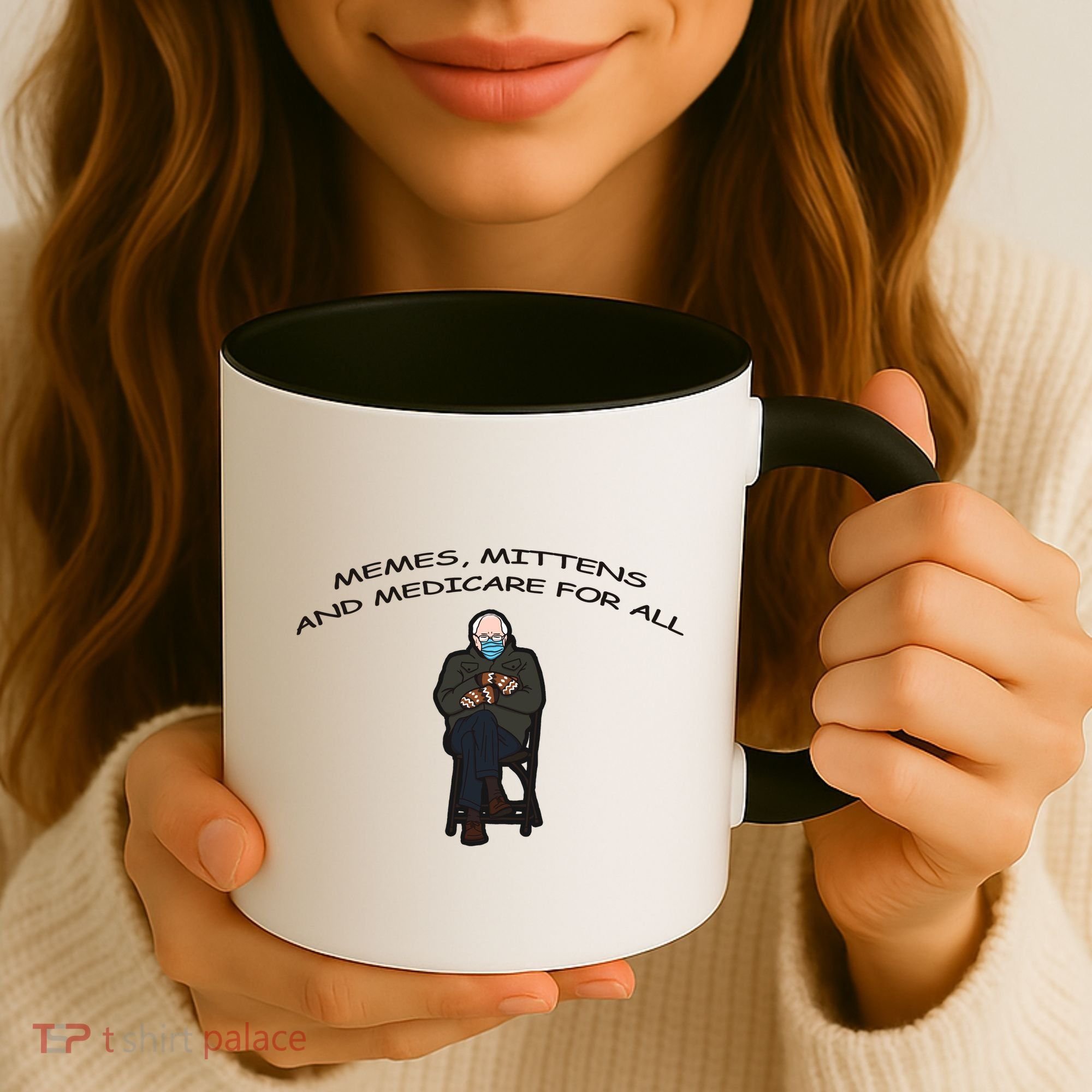 Memes Mittens And Medicare For All Coffee Mug