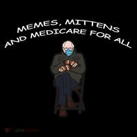 Memes Mittens And Medicare For All Ornament thumb 1