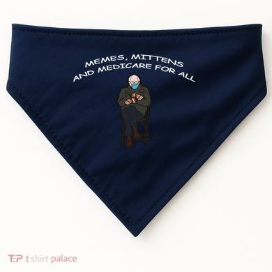 Memes Mittens And Medicare For All USA-Made Doggie Bandana
