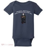 Memes Mittens And Medicare For All Baby Bodysuit thumb 0