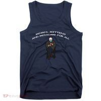 Memes Mittens And Medicare For All Tank Top thumb 0