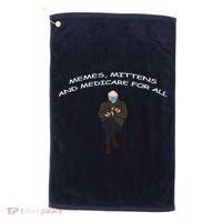 Memes Mittens And Medicare For All Golf Towel thumb 0