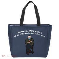 Memes Mittens And Medicare For All Tote Bag thumb 0