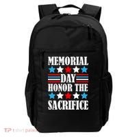 Memorial Day Honor The Sacrifice  Backpack thumb 0