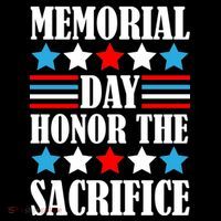 Memorial Day Honor The Sacrifice  Button thumb 1