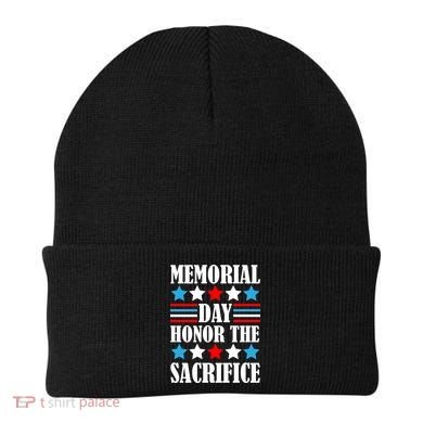 Memorial Day Honor The Sacrifice  Beanie