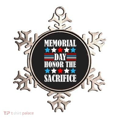 Memorial Day Honor The Sacrifice  Ornament
