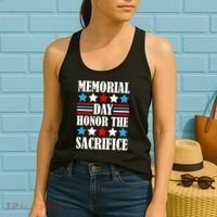 Memorial Day Honor The Sacrifice  Women's Tank Top thumb 2