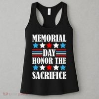 Memorial Day Honor The Sacrifice  Women's Tank Top thumb 3