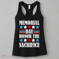 Memorial Day Honor The Sacrifice  Women's Tank Top thumb 3