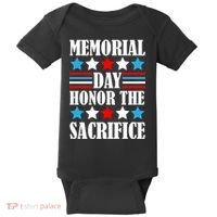 Memorial Day Honor The Sacrifice  Baby Bodysuit thumb 0
