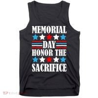 Memorial Day Honor The Sacrifice  Tank Top thumb 0