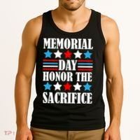 Memorial Day Honor The Sacrifice  Tank Top thumb 3