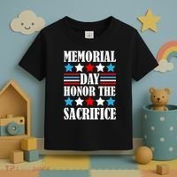 Memorial Day Honor The Sacrifice  Toddler T-Shirt thumb 3