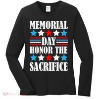 Memorial Day Honor The Sacrifice  Women's Long Sleeve Shirt thumb 0