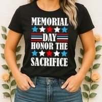 Memorial Day Honor The Sacrifice  Women's T-Shirt thumb 2