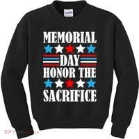 Memorial Day Honor The Sacrifice  Kids Sweatshirt thumb 0