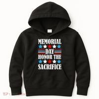 Memorial Day Honor The Sacrifice  Kids Hoodie thumb 0